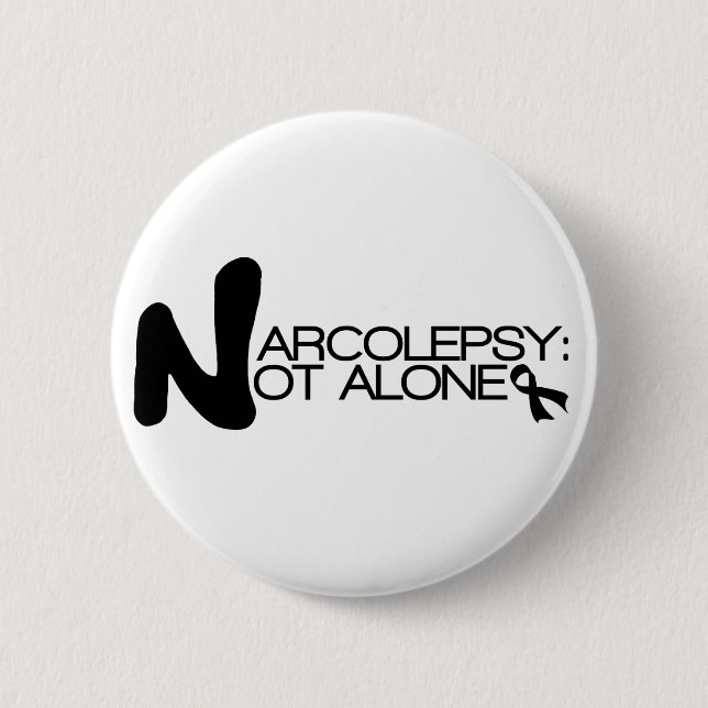 NARCOLEPSY: INTE ALONE™ knäppas Knapp (Framsida)