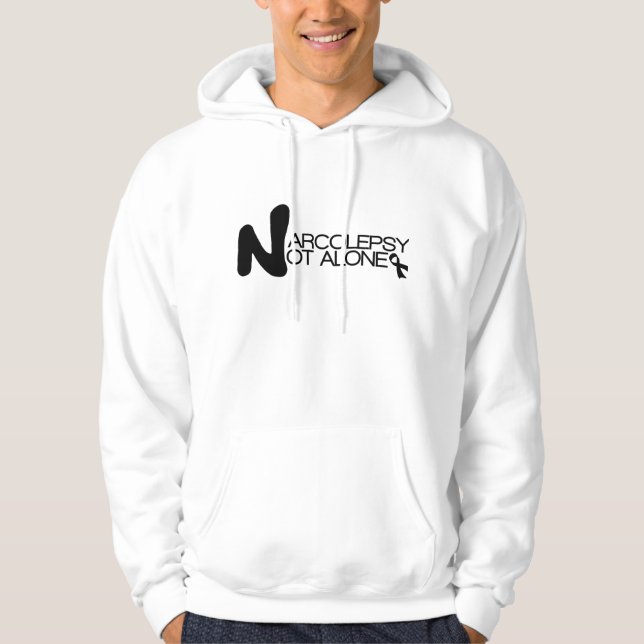 NARCOLEPSY: INTE ALONE™-manar Hoodie (Framsida)