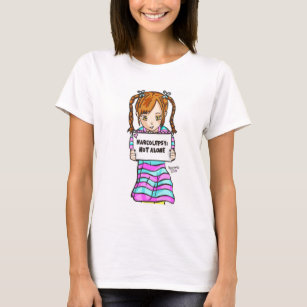 NARCOLEPSY: INTE rolig flickaT-tröja för ALONE™ Tee Shirt