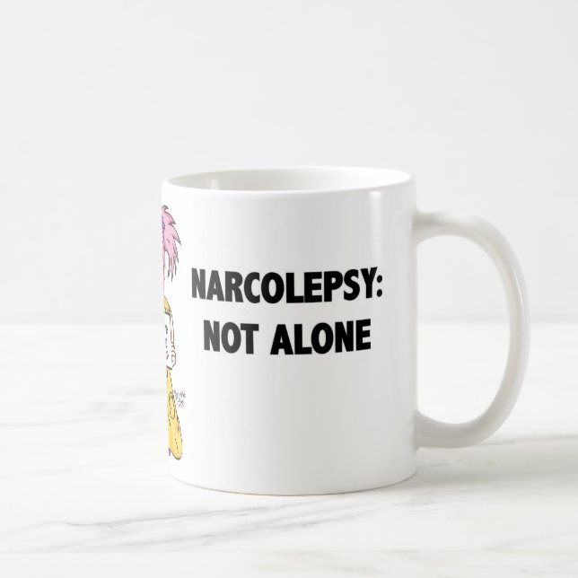 NARCOLEPSY: INTE rolig mugg för ALONE™ (Höger)