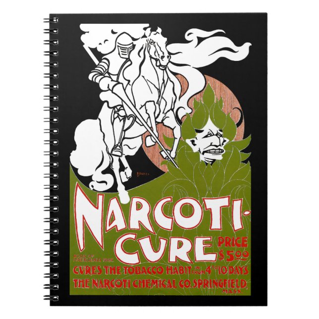 Narcoti-Cure Anteckningsbok Med Spiral (Framsidan)