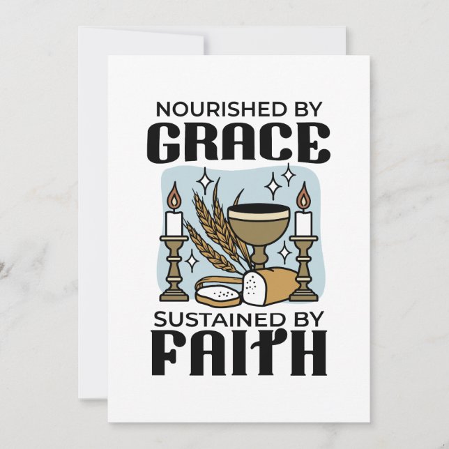 Närd av Grace, underhållen av Faith Design Inbjudningar (Framsida)