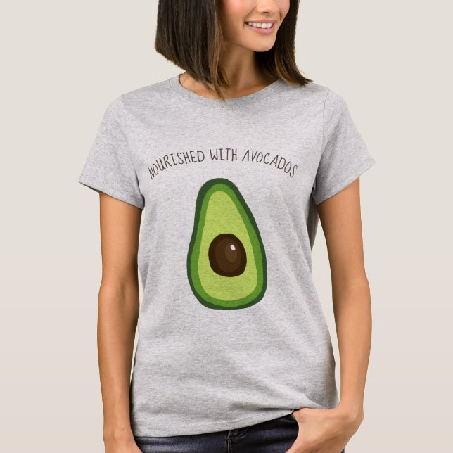 Närda avokador t shirt (Framsida)