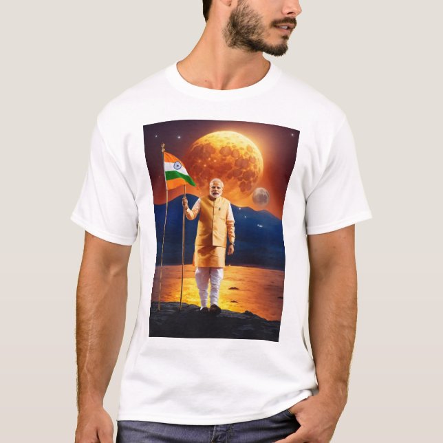 Narendra Modi - Leading India's Morgondagens T-Shi T Shirt (Framsida)