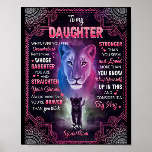 Närhelst man känner sig överväldigad över Lejona M Poster