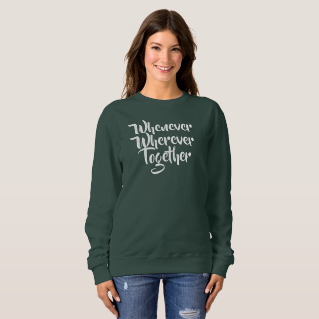 Närhelst, varsomhelst, tillsammans T-Shirt (Hel framsida)