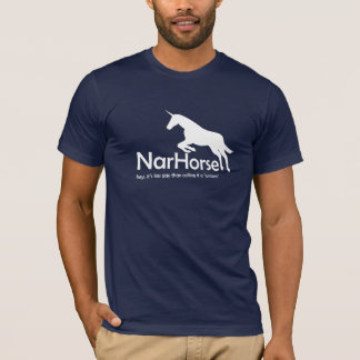 NarHorse (vit) T-shirt
