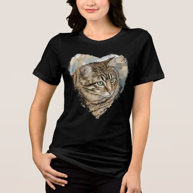 Nari- En studie av min katt T Shirt (Framsida)