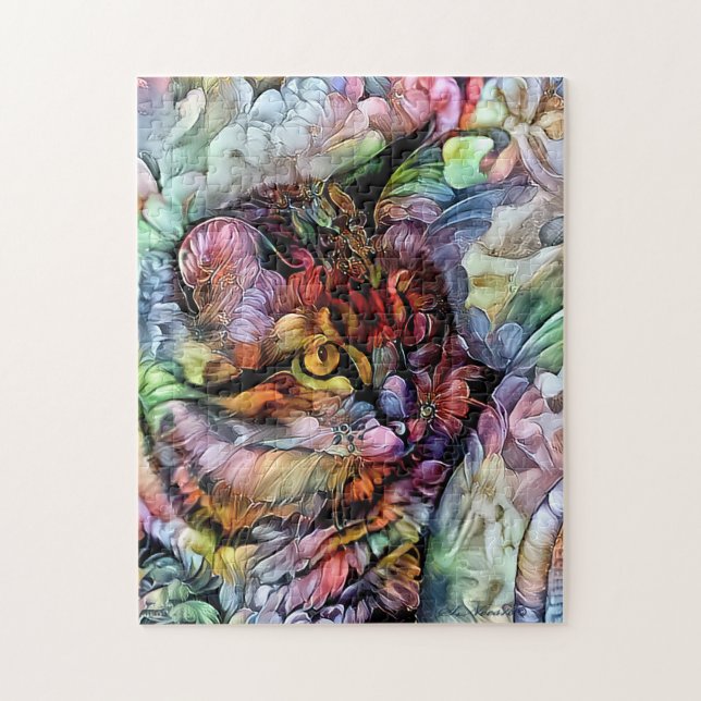 Nari och Flowers Pussel (Vertikal)