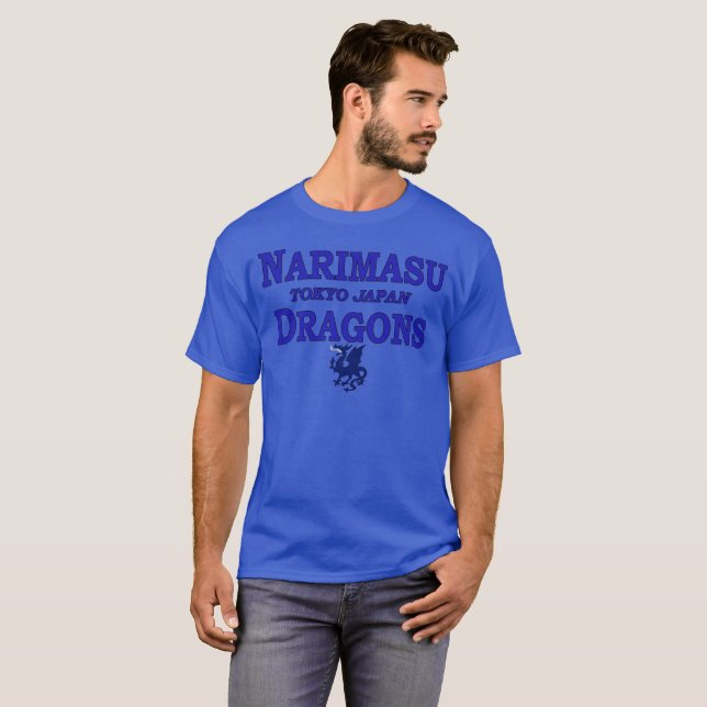 Narimasu Dragons Japan T Shirt (Hel framsida)