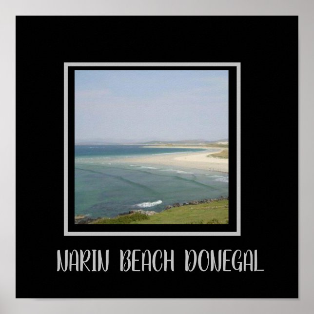 Narin Portnoo Beach Donegal Poster (Framsidan)