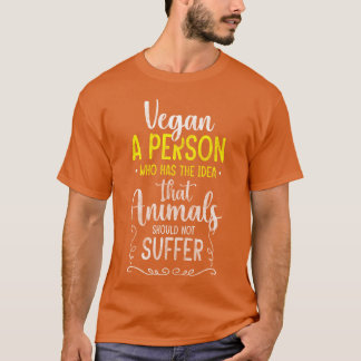 Näring Djurrätt Vegetarisk Veggie vänner T Shirt