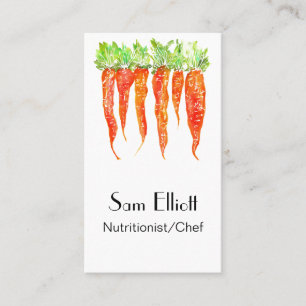 Näringist, Chef, Catering, dietitist Visitkort