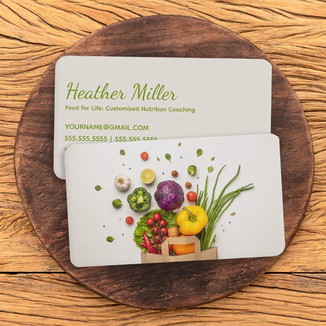 Näringscoach Visitkort (Nutrition Coach Business Cards)
