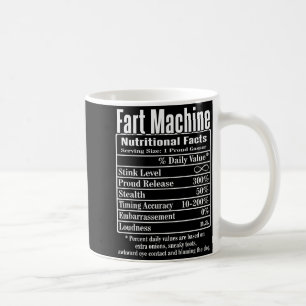 Näringsfakta Fartmaskin Pappaskämt Roliga Fjärtar Kaffemugg