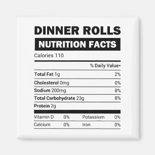 Näringsfakta för middagsbullar Familjepassande Chr Magnet