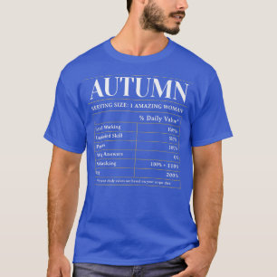 Näringsfakturor vid hösten första Namn unika smekn T Shirt