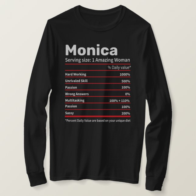 Näringsfenomen Personlig Namn- Women Gift  T Shirt (Design framsida)