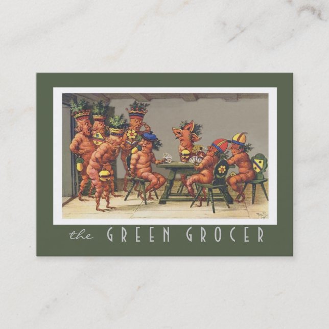 Näringsfysiolog för lantgård för hälsokostlager visitkort (Framsida)