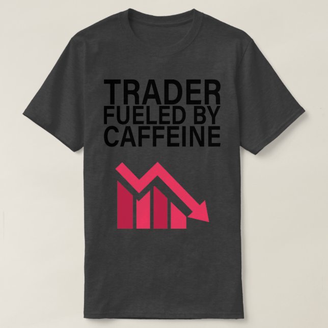 Näringsidkare som drivs med koffein t shirt (Design framsida)