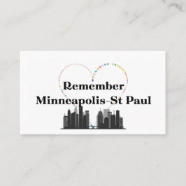 Näringskorts, Kom ihåg Minneapolis St. Paul Visitkort
