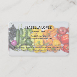 Näringslivets näringsintrition Coach Bilingual Visitkort