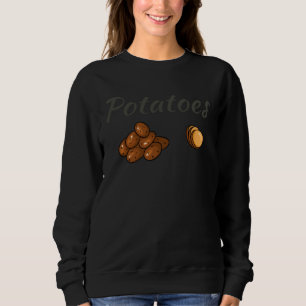 Näringsrådgivare Potatis för Dietist och Vegan 3 T Shirt