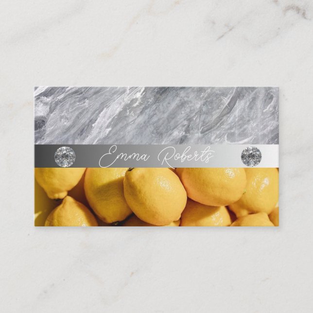 Näringsterapist och Hälsa Visitkort (Framsida)