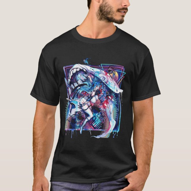 Narja Chaos Zero Nightmare 5 Star Controller Päls T Shirt (Framsida)