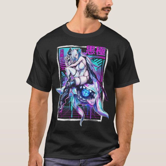 Narja Mentalisk Anslutning Wyrm Attack Kaos Noll N T Shirt (Framsida)