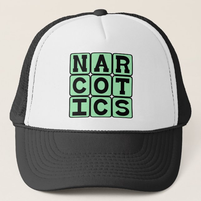 Narkotika, läkemedel truckerkeps (Framsida)