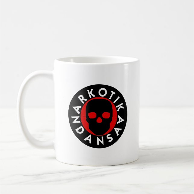 NARKOTIKA LIV Blood Classic Mugg black N3 (Vänster)
