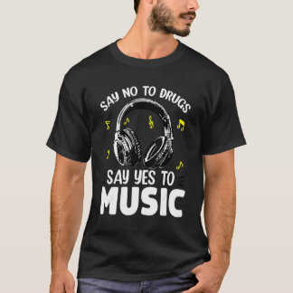 Narkotikabruk säger nej till droger och säger ja t shirt