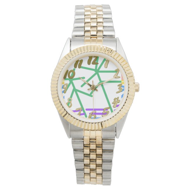 Närliggande Abstrakt Armbandsur (Framsida)