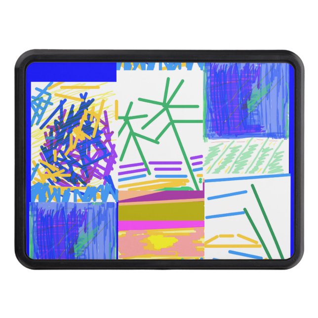 Närliggande Abstrakt Dragkroksskydd (Framsidan)