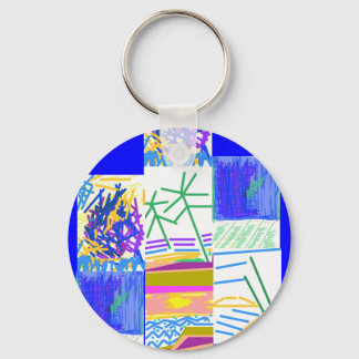 Närliggande Abstrakt Nyckelring