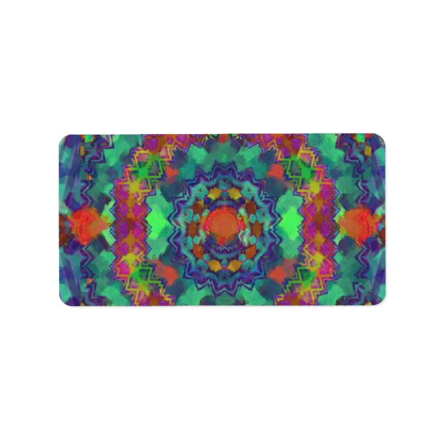 Narly Hippie Label Adressetikett (Framsidan)