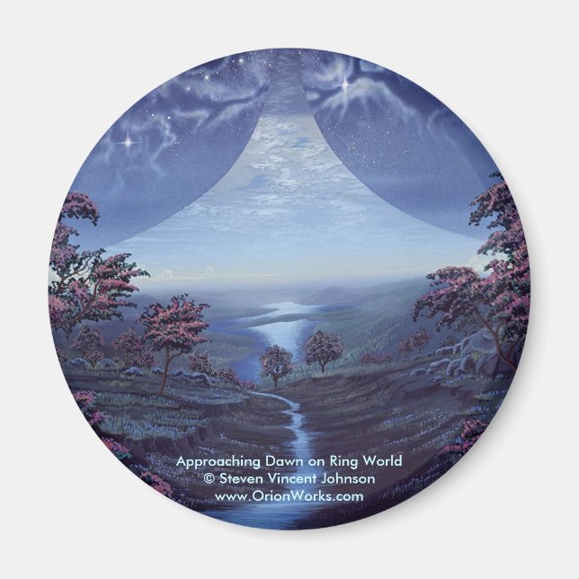 närmar sig gryningen på Ring World, närmar sig gry Magnet (Framsidan)