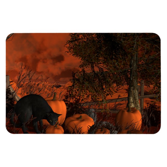 närmar sig Halloween Magnet (Horisontell)