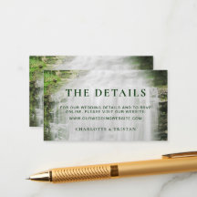 Närmare information om Bröllop Waterfall