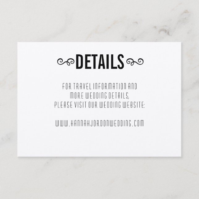 Närmare information om Loely Rustic Kraft Bröllop Tilläggskort (Framsida)