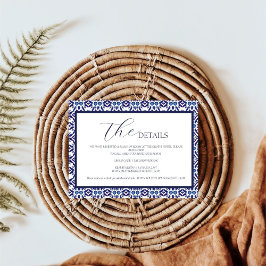 Närmare uppgifter om Blue Arch Mexican Talavera Sp OSA Kort