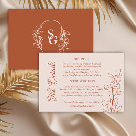 Närmare uppgifter om Simho Terracotta Bröllop Tilläggskort