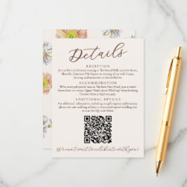 Närmare upplysningar om Bröllop och QR-kod för den Tilläggskort