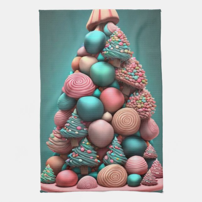 Närmaste säsongens hälsningar kökshandduk (Vertikal)