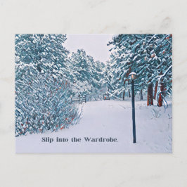 Narnia-inspirerad  vykort