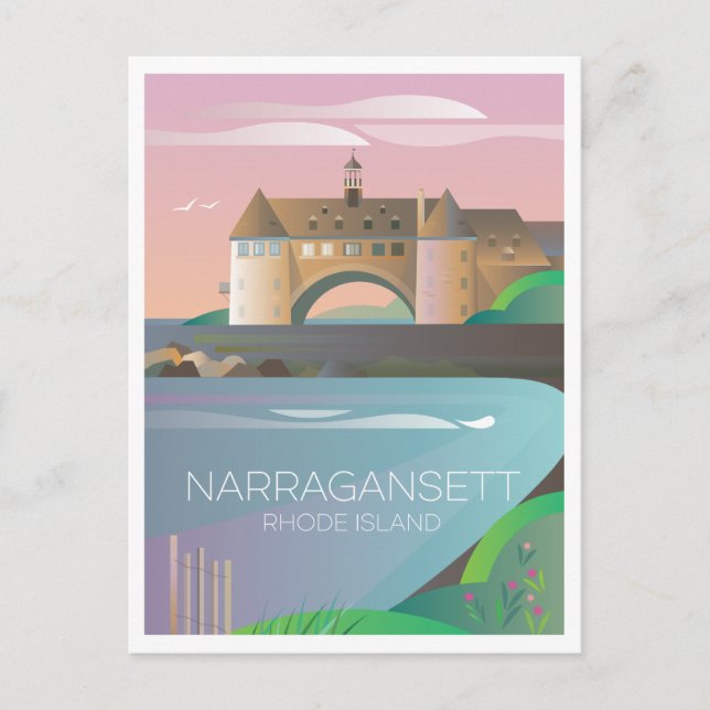 Narragansett Postcard Vykort (Framsida)