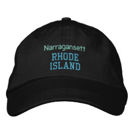NARRAGANSETT-tak Broderad Keps