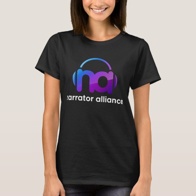 Narrator Alliance Black T-Shirt (Framsida)
