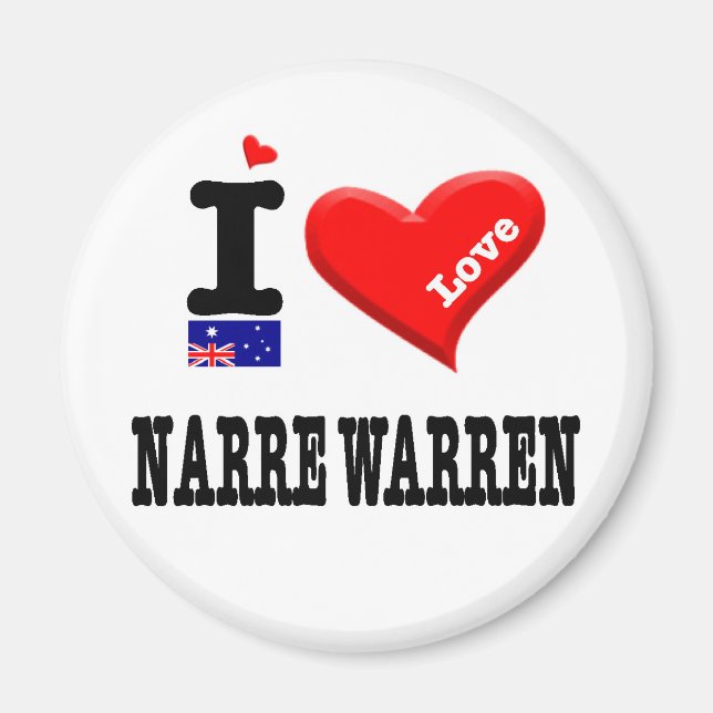NARRE WARREN - I Kärlek Magnet (Framsidan)